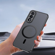 Etui do OnePlus Nord 5, do MagSafe, ERBORD Matt Case, czarny