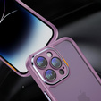 Etui do iPhone 15 Pro, ERBORD Impact Guard, fioletowe