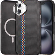 Etui do iPhone 16 Plus, Carbon Fiber MagSafe, czarne