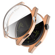 2w1 Etui z osłoną na ekran do Huawei Watch GT 3 42mm, Różowe złoto