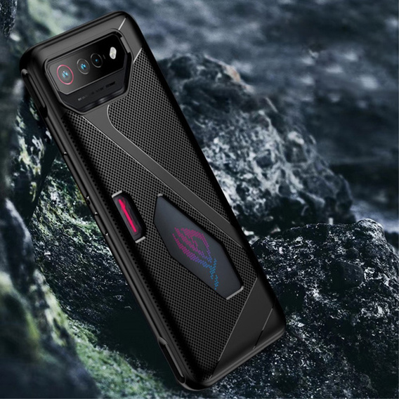 Etui do Asus ROG Phone 7 5G, Carbon Gel, czarne