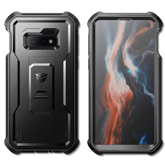 Etui pancerne do Samsung Galaxy S10e, Dexnor Full Body, czarne