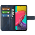 Etui Wallet do Samsung Galaxy M53 5G, Protective Cover, Blue