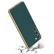 Etui do Samsung Galaxy S24, GKK Leather, zielone