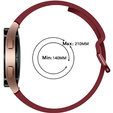 Pasek Silikonowy do Samsung Galaxy Watch 4/5/6/7 40/42/43/44/45/46/47mm, Bordowy