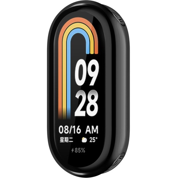 Etui Silikonowe do Xiaomi Smart Mi Band 8 / Xiaomi Smart Mi Band 9, Czarne