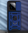 Etui pancerne do Realme GT 7 Pro, CamShield Slide, niebieskie