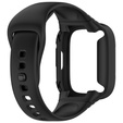Pasek Silikonowy z Etui do Xiaomi Redmi Watch 3, Czarny