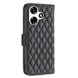 Etui z klapką do Infinix Hot 30, Wallet, BINFEN COLOR, czarne