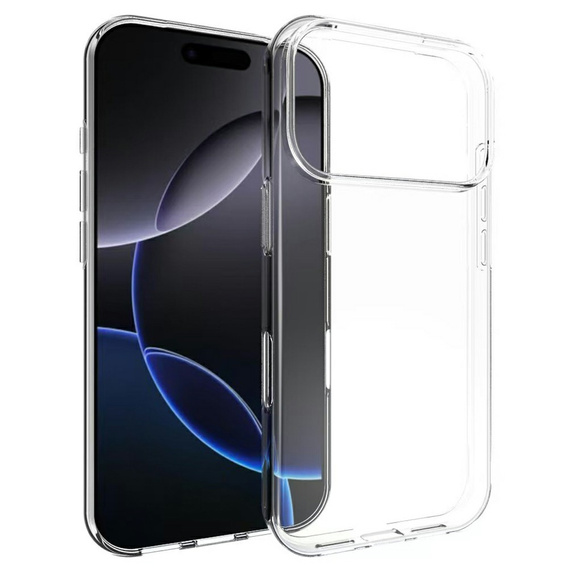 Przezroczyste etui TPU do iPhone 17 Pro Max – pełne wycięcie na aparat