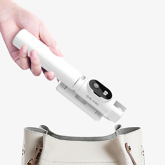 Blavec Coco P-02 – selfie stick z pilotem i funkcją statywu - biały