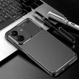Etui do Xiaomi Redmi 13C / Poco C65, Carbon Gel, czarne