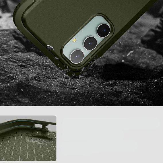 Etui do Samsung Galaxy S23 FE, Suritch Basic (Two Frames), zielone
