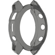 Etui silikonowe do Garmin Fenix 7, Przezroczysty Czarny