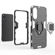 Etui do Oppo A78 5G, Kickstand Ring, czarne