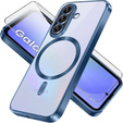 Etui do Samsung Galaxy A36 5G, Electro MagSafe, granatowe + Szkło na ekran
