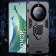 Etui do Honor Magic 5 Lite, Kickstand Ring, czarne