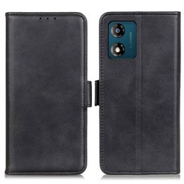 Etui z klapką do Motorola Moto E13, Wallet, czarne