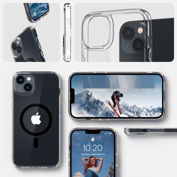 Etui Spigen do iPhone 14, Ultra Hybrid Mag MagSafe, Black
