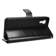 Etui z klapką do Samsung Galaxy Xcover 7, Crazy Horse Wallet, czarne