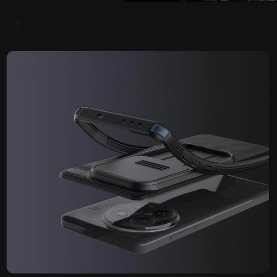Etui do OnePlus 13, pancerne Nillkin, CamShield Pro, czarne