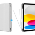 Etui do iPad 10.9" 2022 (10 gen.) / iPad 11" 2025 A16 (11 gen.), Smartcase z miejscem na rysik, Szare