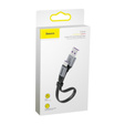 BASEUS  Płaski Kabel USB Type-C SC5A/QC3.0 23cm - Black