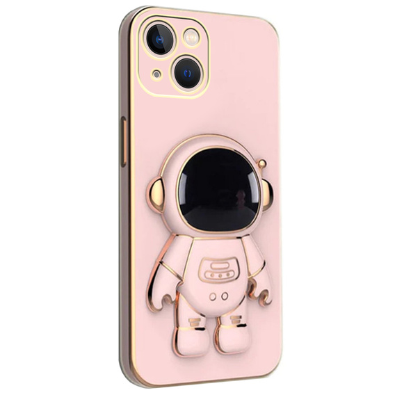 Etui do iPhone 13, Astronaut, różowe