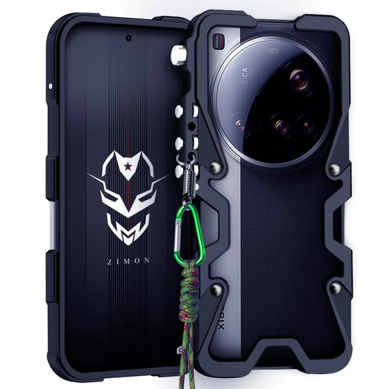 Wytrzymałe etui pancerne do Xiaomi 15 Ultra – czarne