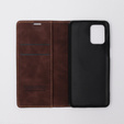 Etui do Motorola Moto E13 4G, ERBORD Vintage portfel z klapką, kawowe