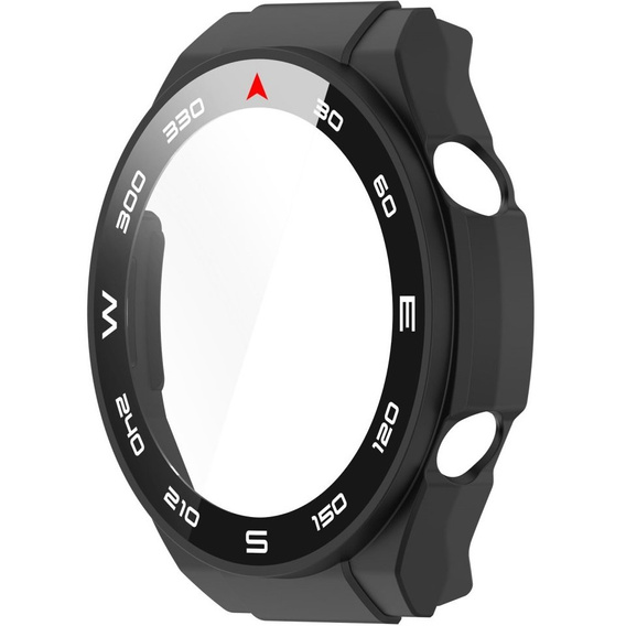 2w1 Etui + Szkło Hartowane do Huawei Watch Ultimate, Czarne