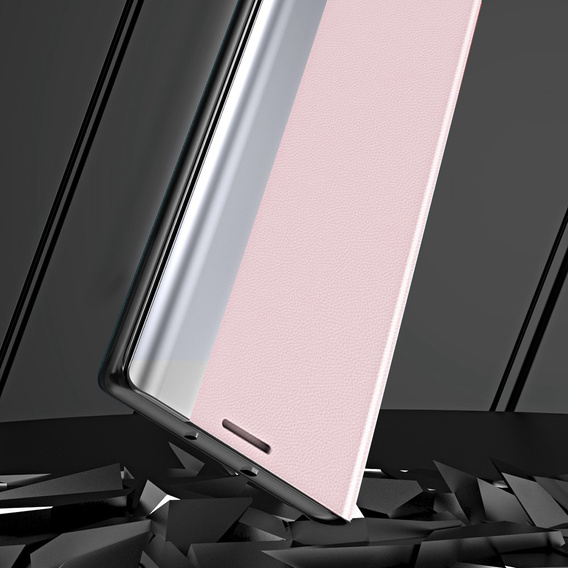 Etui z klapką do Xiaomi Poco X5 Pro 5G / Redmi Note 12 Pro, Side Magnetic, różowe