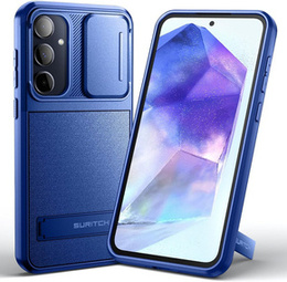 Etui do Samsung Galaxy A55 5G, Suritch Kickstand, niebieskie