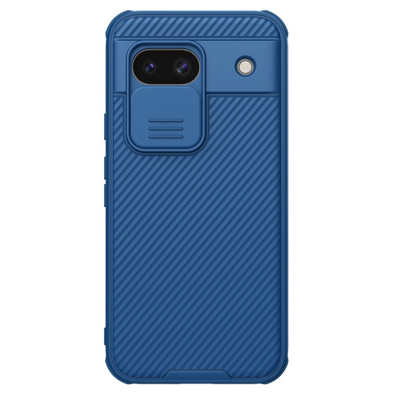 Etui do Google Pixel 8A, pancerne Nillkin, CamShield Pro, Niebieskie