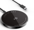  Ładowarka Indukcyjna QI2 15W do MagSafe, Type-C, Czarna