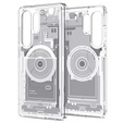 Etui Spigen do Samsung Galaxy S25 Ultra, MagSafe Ultra Hybrid, Zero One białe + Szkło Hartowane 9H