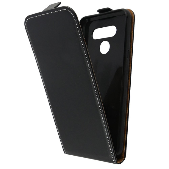 Etui z klapką do LG Q60/K50, Flip, czarne