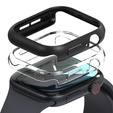 Etui Ringke Slim do Apple Watch 10/11 46MM, 2-Pack, Przezroczyste / Czarne