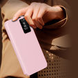Etui z klapką do Samsung Galaxy S24 Ultra, Smart View Wallet, różowe