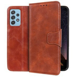 Skórzane Etui Wallet do Samsung Galaxy A52 / A52s - Brown