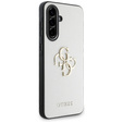 Etui GUESS do Samsung Galaxy A56, Classic Logo, beżowe