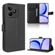Etui z klapką do Realme Note 50, Wallet Smart Magnet, czarne