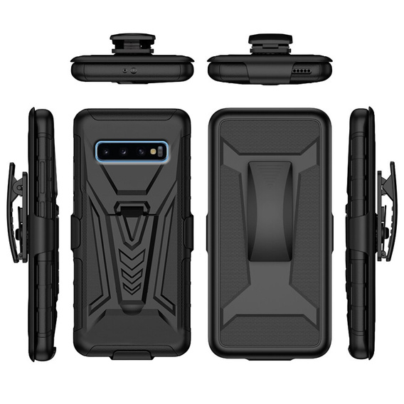 Etui Heavy Duty Hybrid do Samsung Galaxy S10 Plus, Black