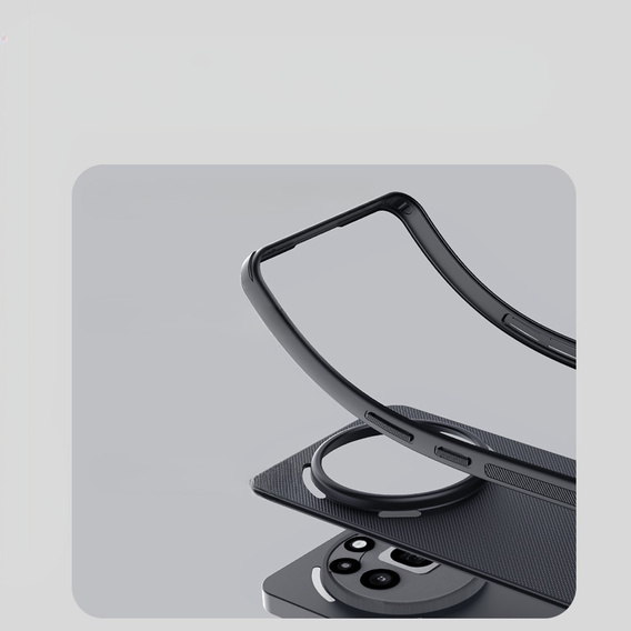 Etui NILLKIN do Nothing Phone 3A Pro, Frosted Shield, do MagSafe, czarne
