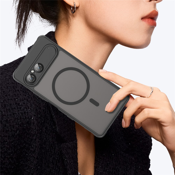 Etui do Sony Xperia 10 VII, Matt Case, do MagSafe, czarne