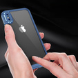 Etui do iPhone XS Max, ERBORD Impact Guard, niebieskie