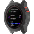 Etui silikonowe do Garmin Fenix 7, Przezroczysty Czarny