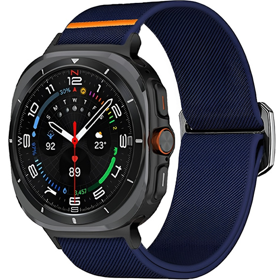 Pasek nylonowy do Samsung Galaxy Watch Ultra 47mm (2025 / 2024), Granatowy