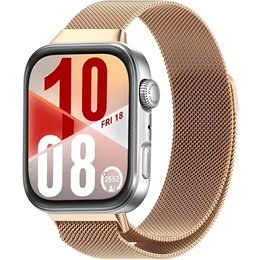 Bransoleta Milanese do Huawei Watch Fit 4 / 4 Pro / 3, Różowe złoto