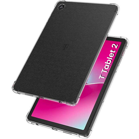 Etui do T-Mobile T Tablet 2 5G, Silikonowe, przezroczyste